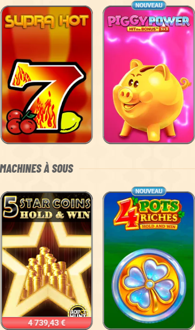 Jeux Vegasino Casino